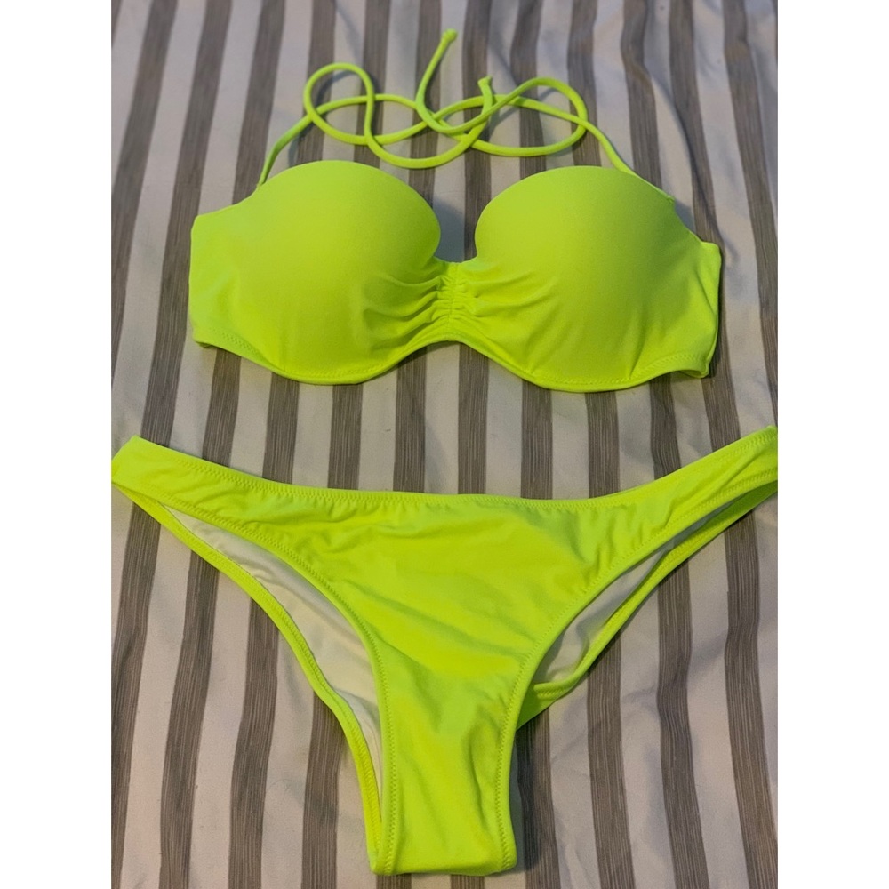 Brand New Neon Yellow Victoria’s Secret Bikini